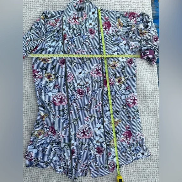 JENNAFER GRACE WOMENS Floral Kimono Robe MEDIUM - Picture 10 of 12